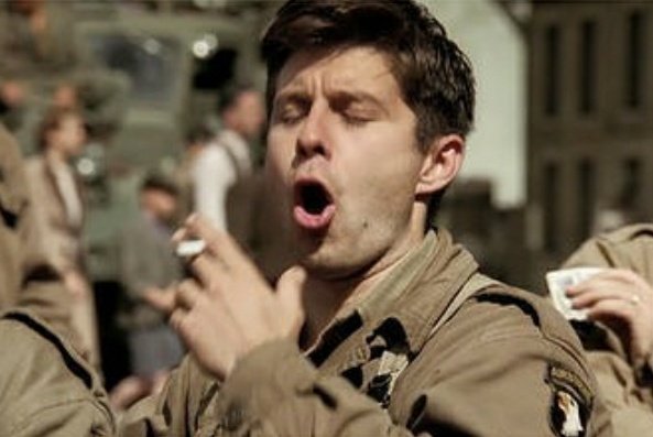 Luz served w Easy to war's end. Remembered fondly by his comrades as the "funniest man in Easy". Many cited his antics + upbeat personality as one of the things that helped them endure the tough training + keep spirits up during the many tough times they faced during the war 6/