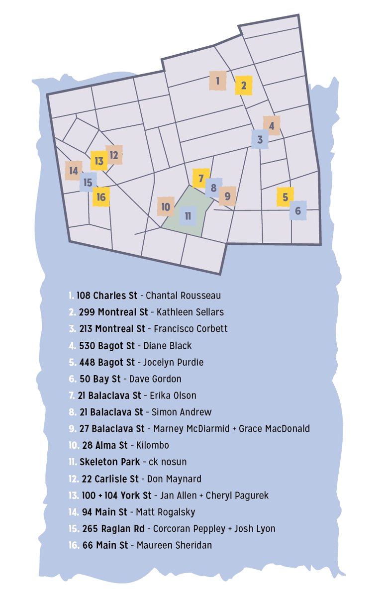 TheUnionGallery's tweet photo. 'Next Door' is officially open! This temporary public art exhibition will be on display until August 17th. Here is the full project map with the corresponding list of artists.
Visit https://t.co/6QNBiIqbAJ for more information.
#NextDoorYGK #QueensUG #SPAF2020 #SPAFatHome https://t.co/U6zVoZpleK