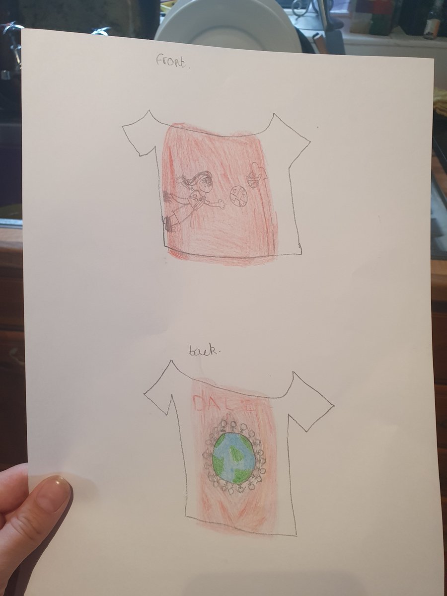 Lilys netball shirt design. The red part is the vest that goes over the white t-shirt. <a href="/CotteridgeS/">Cotteridge Primary School</a>