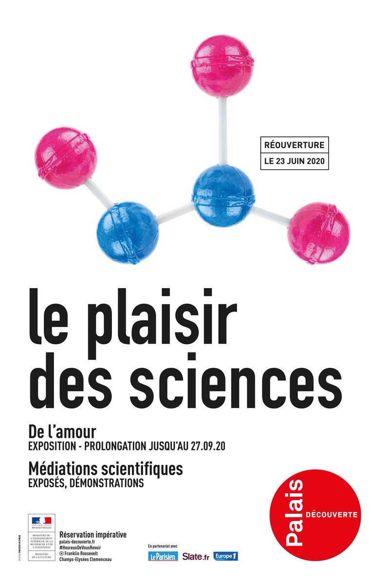 BrunoMaquart's tweet photo. Le @palaisdecouvert et la @citedessciences rouvrent leurs portes la semaine prochaine, mardi 23 pour l’un, samedi 27 pour l’autre. A très bientôt ! https://t.co/z1WzToJOfx