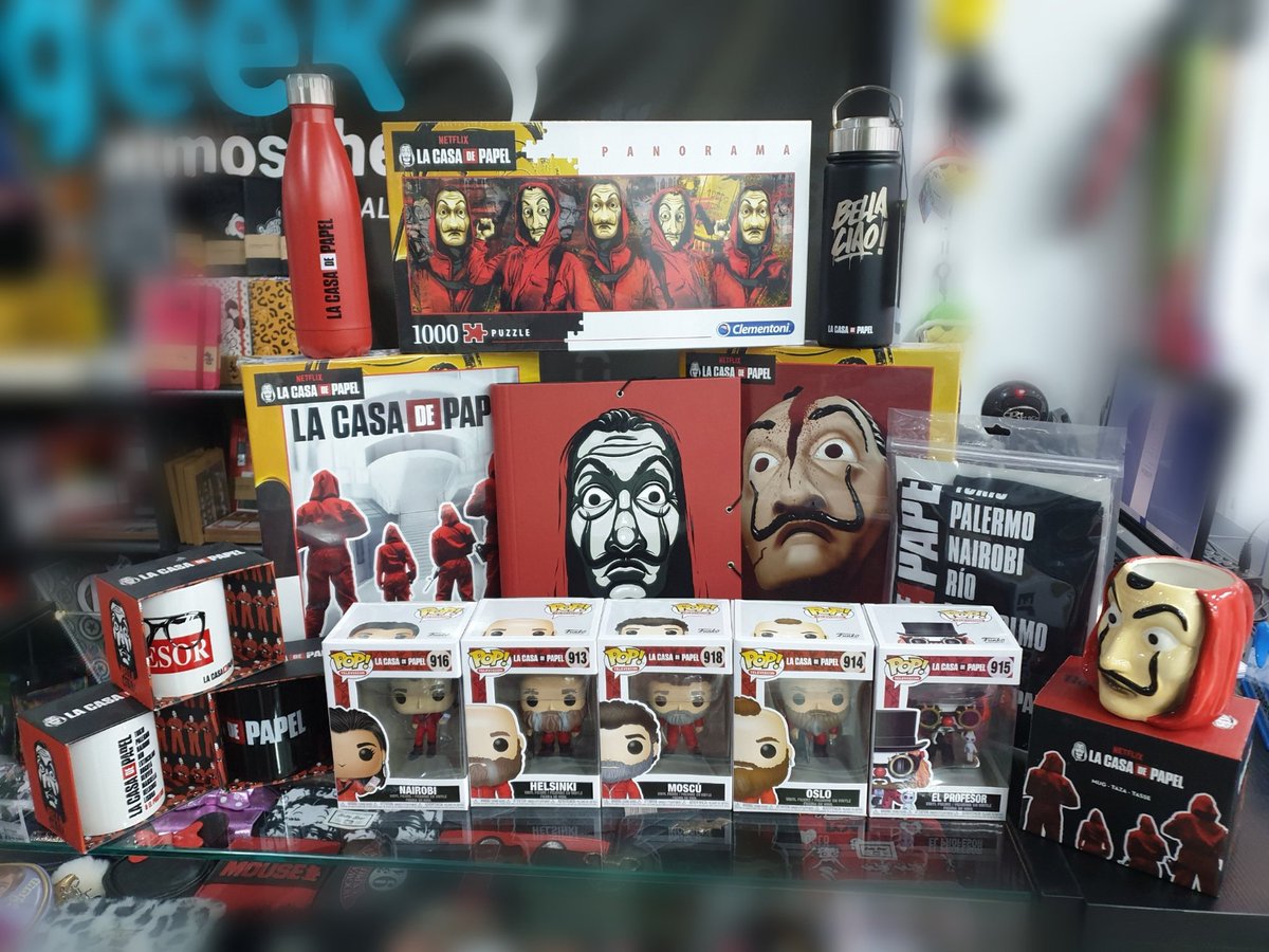 GeekAtmosphere's tweet image. 😱😱😱 
¿Fan de La Casa de Papel?🙌 
¡¡Este es tu sitio!!😍 
¿Cuál es tu personaje favorito?💰💶
 #LaCasaDePapel #Netflix #series #bellaciao #FunkoPop #puzzle #netflixspain #Tokio #nairobi #elprofesor #Helsinki #Berlin #Denver #lcdp #geekatmosphere #alwaysplaying