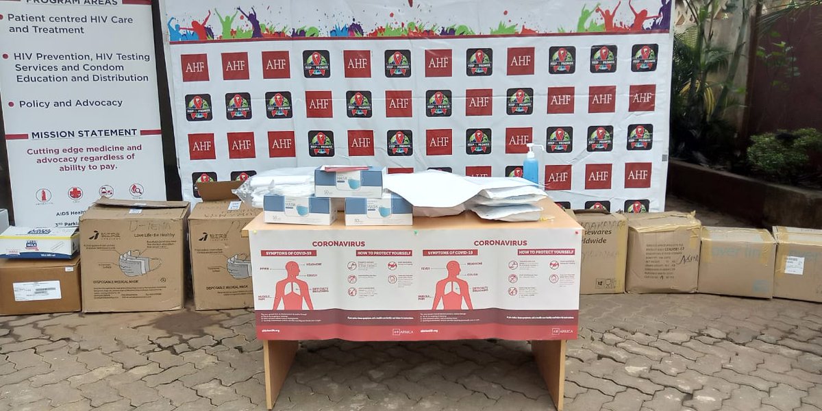 ahfkenya's tweet photo. @SGKinyanjui -AHF Kenya Country Director and Dr. Thomas Ogaro -Deputy Director of Preventive and Promotive health services Nairobi metropolitan Flagged off PPE distribution which is targeting health workers in the @047County. #KomeshaCorona @MOH_Kenya @ahfafrica @AIDSHealthcare https://t.co/WzV6Eb9zOJ