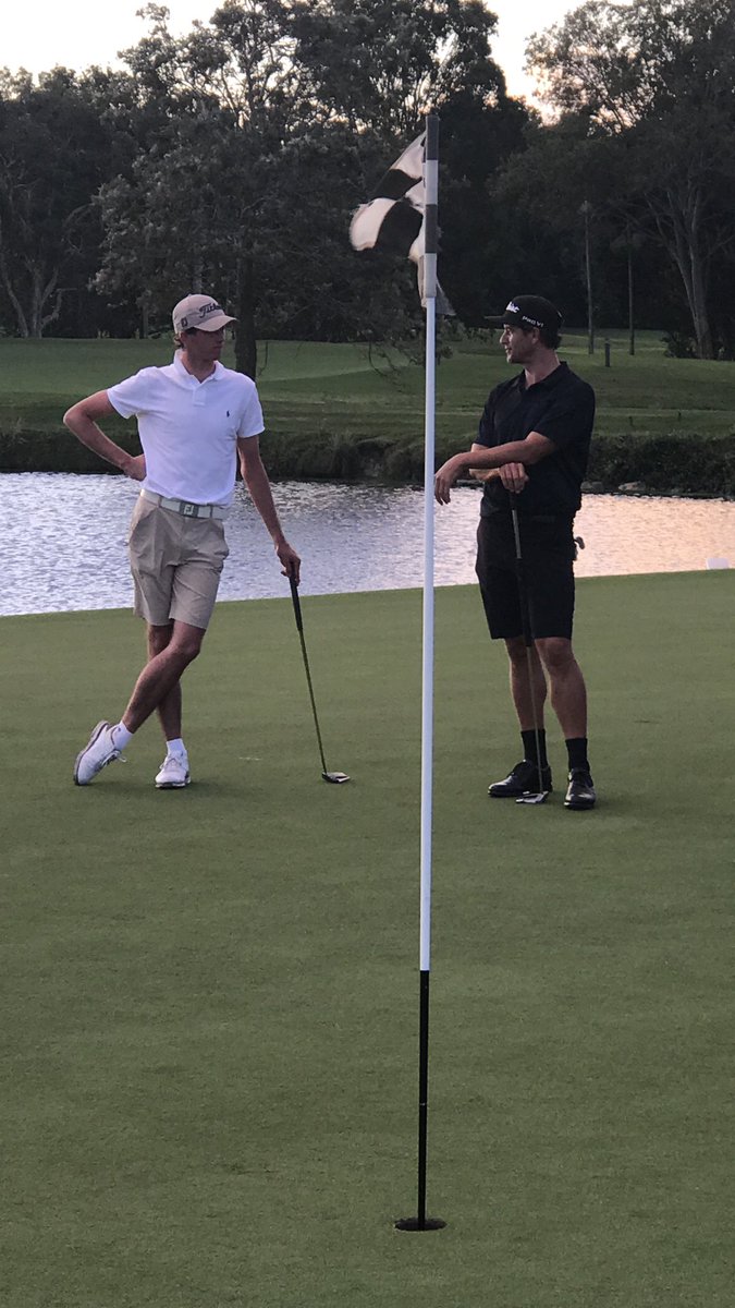 A great day for Elvis today. Thank you to Adam Scott for such an opportunity to enjoy and learn from one of the best. Can’t beat role models that give back ⛳️🙌🏻
