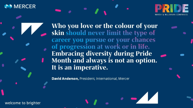 wilko_lauren's tweet photo. #inclusive and equal workplaces are vital to the #futureofwork. Our Pride exec sponsor @DA_Mercer on the need for #diversity for #PrideMonth #MercerPride #MMCPride https://t.co/arsiVR5Nqn https://t.co/VHpo8NfZT0