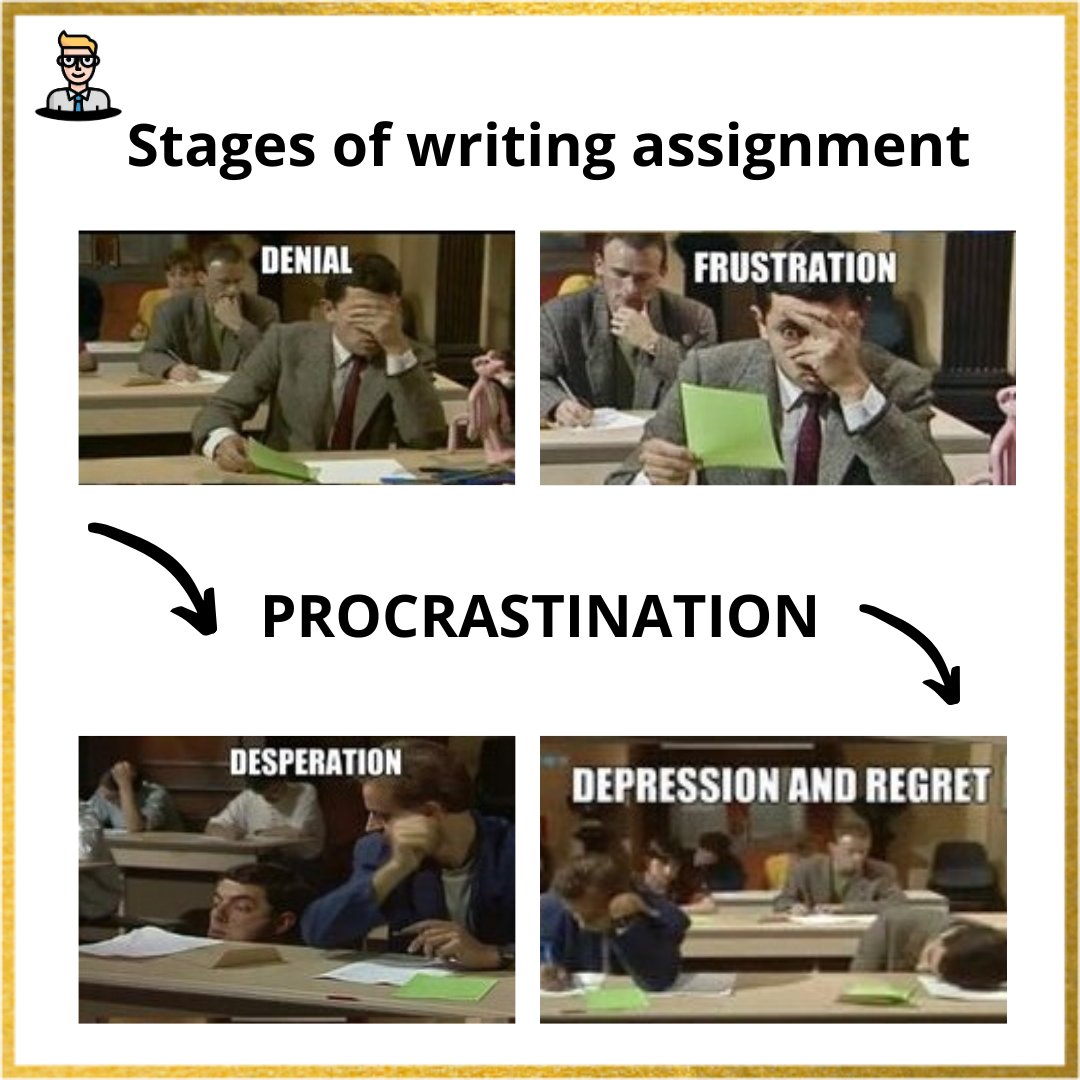 pocketprofs2's tweet photo. Result- Missing deadline with regret due to procrastination https://t.co/OQLpOJf9FX