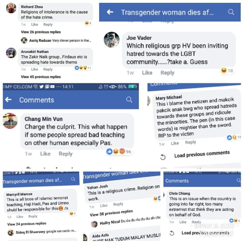 Tengok jelah tweet ni. Bila ada berita ada transgender dibunuh,terus tuduh orang Islam buat. Berbondong2 makian dikeluarkan terhadap orang Islam.Tapi bila dapat tahu yang bunuh tu Cina,dan atas sebab kes curi,senyap masing-masing