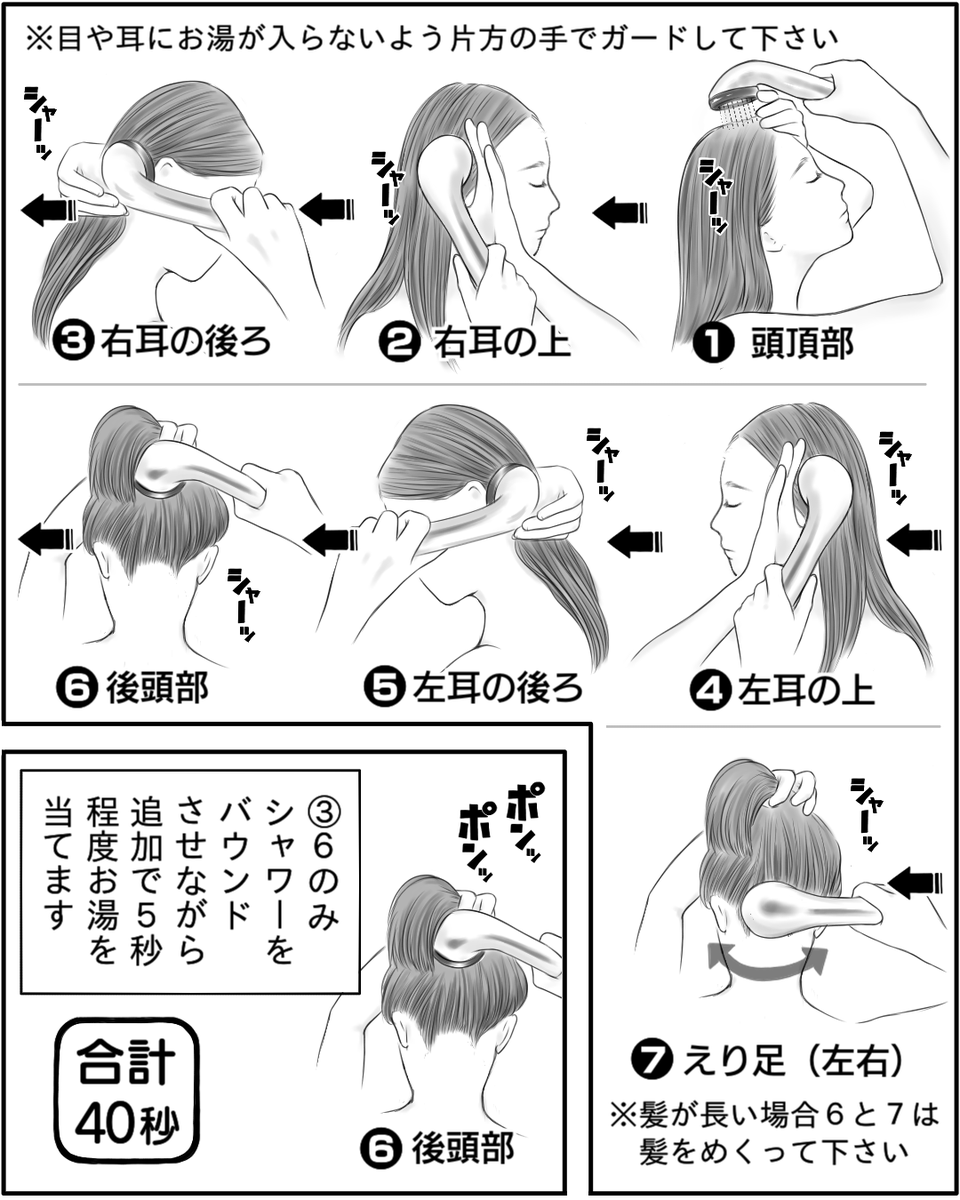 宇野和弘 漫画 漫画 美容師のシャンプーテクニックをご自宅で再現 効果的なシャンプーの仕方 髪の毛の洗い方 2 5