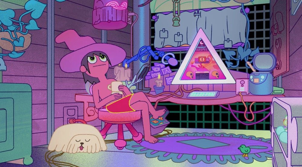 多眼 Netflix製作のアニメ ミッドナイト ゴスペル可愛いけど毒可愛いんだよて言われて こんな絵描いてみたいナァとか思いつつちょろっと観たら 非常に怖かったです 色んな人に逢える女性器 で異次元を行ったり来たり こいつ知ってる ていう