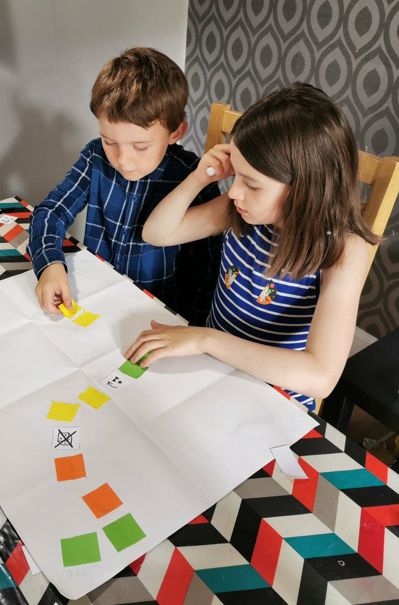 After a virtual trip to the zoo this morning we're using teamwork to create a board game @MissRobertson97 <a href="/MissNLBrown/">Nicole Brown</a>