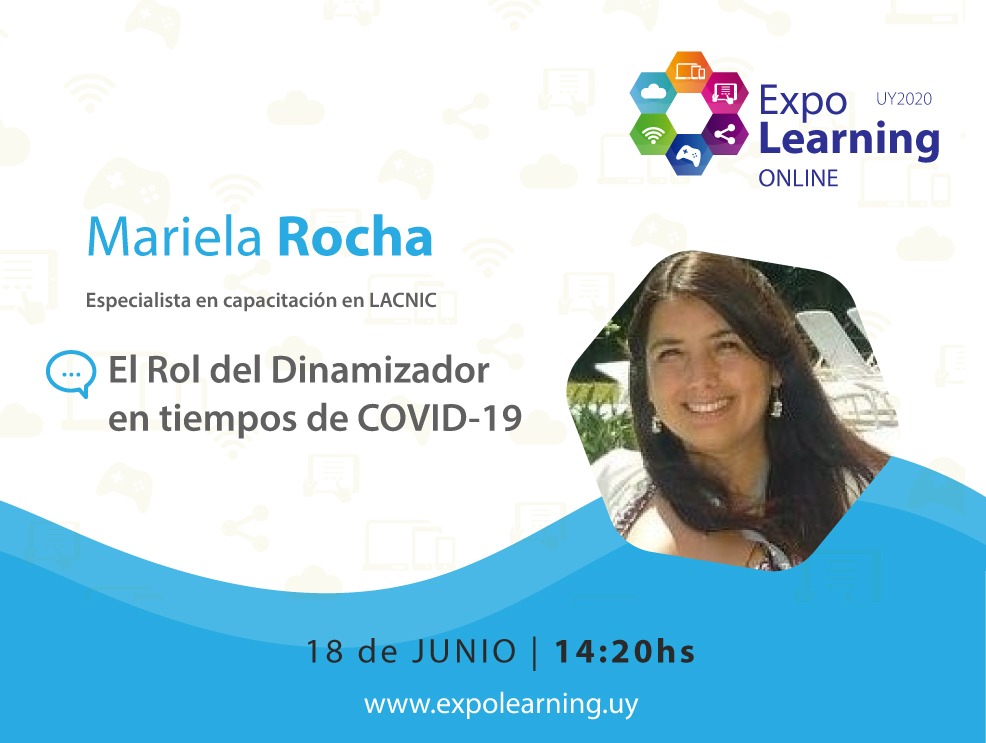 ExpoLearningUY's tweet photo. Mañana a las 14: 20 Uruguay, no te pierdas la charla de @mariela_c_rocha en la #ExpoLearninguy 2020, 100% online. Por inscripciones: https://t.co/McsVCC15v2 https://t.co/kcLQ07olv2