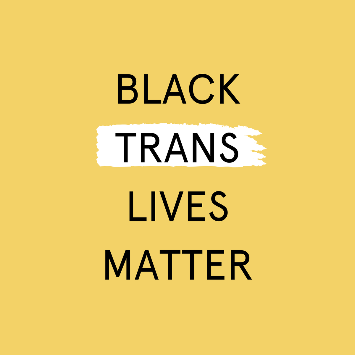 7Health's tweet image. In supporting the #BlackLivesMatter movement, we must remember that ALL Black lives matter. If we're not fighting for Black trans lives, we're not really fighting for Black lives at all.
