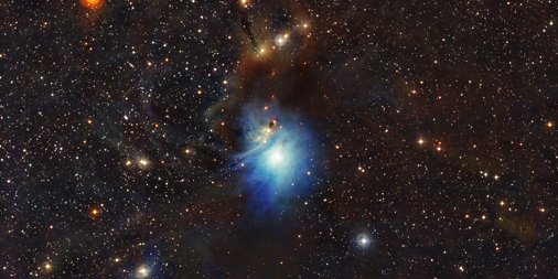 A Hubble view of a nebula.