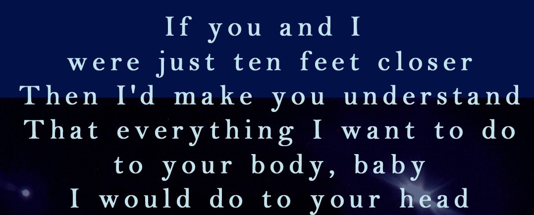 P wants to give her body sexual pleasure but also he wants to give her mind the greatest intellectual stimulation:Body & Mind aligned will take their love to a higher spiritual plane & to a transcendent place - SpaceBut where, who, what is that Space?