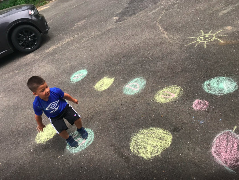 Miss__McCormick's tweet photo. Mrs. Winn and Hudson are loving the game of the day!! Preschool Color Wars! https://t.co/nm4tdkD8CP