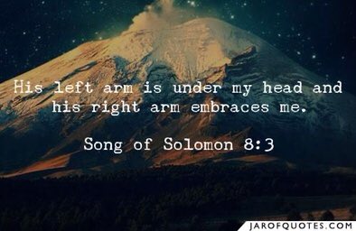 So is it about channelling her state of mind towards a spiritual direction:“His left hand would be under my head, And his right hand would embrace me.”Does it go back to Songs of Solomon 8:3 — making love is a conduit to loving God and a pathway to reaching God - The Space.
