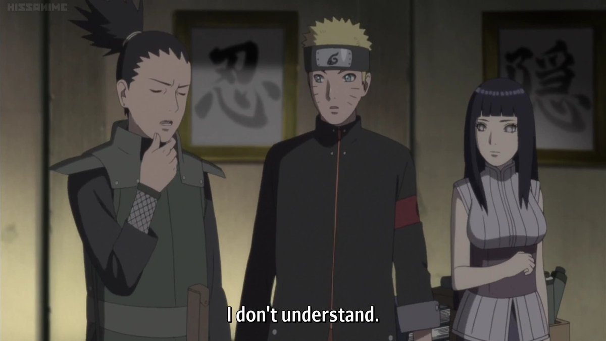 Shika internally: have no idea of the team member's selection at first. To sum it up based on Kakashi's guts: Sakura medic for HanabiSai experienced the enemy in the woodsNaruto - strongest (needed since Kakashi is convince the kidnapping + moon)Hinata - lure for the enemy