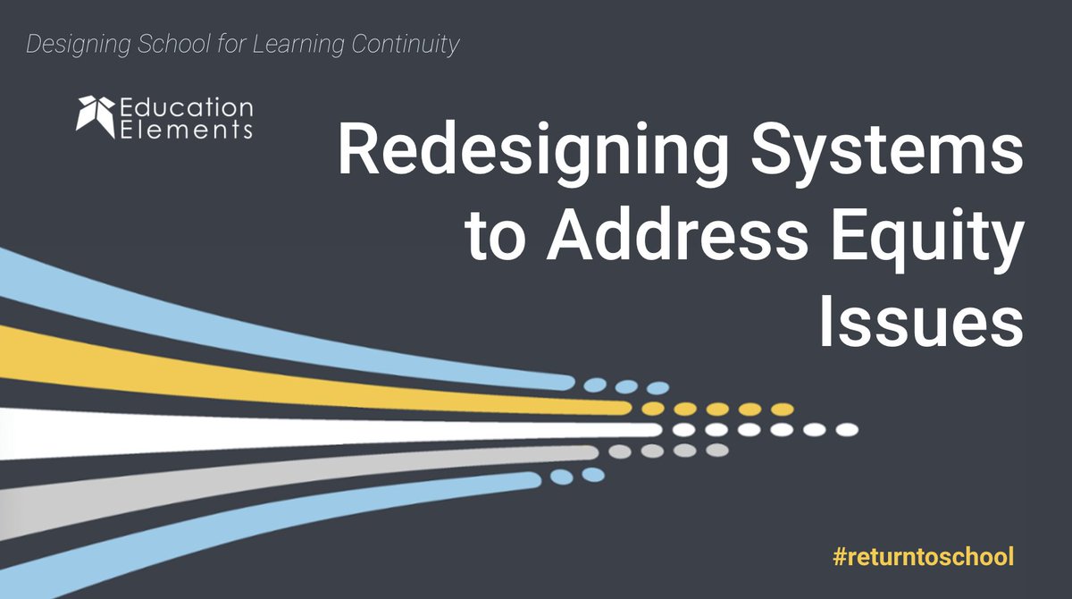 JustinEToomer's tweet image. I just had an awesome session around Redesigning Systems to Address Equity Issues for the 
@EdElements #LearningContinuity Conference! We discussed ways to take on the digital divide, redesign learning environments, and honor the cultural capital of our students. #returntoschool