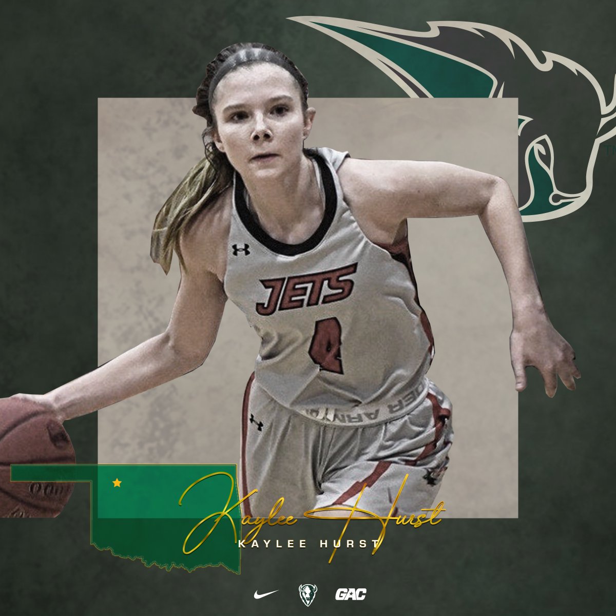 Our next 2020 signee comes to Bison Hill from Woodward, Oklahoma via Northern Oklahoma College - Enid.

At 5-8, welcome guard <a href="/KayleeKkhurst/">Kaylee Hurst</a>!

#OnToVictory