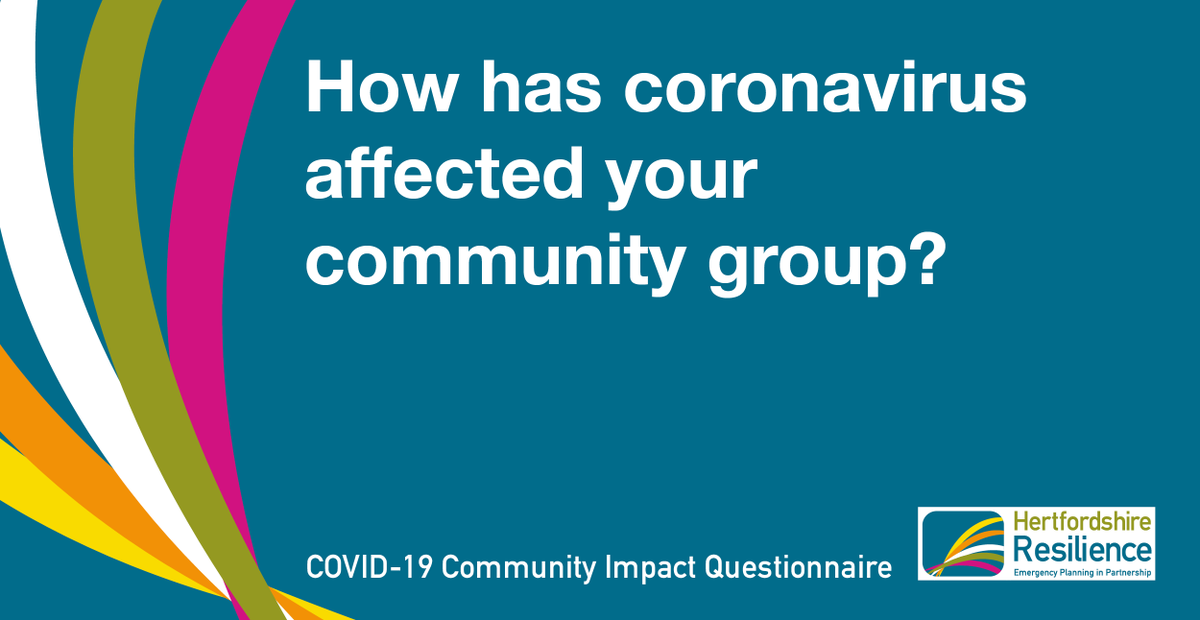BroxbourneCrea1's tweet photo. Hertfordshire’s Local Resilience Forum wants to hear from community groups or organisations that have been impacted by coronavirus. Please complete this survey by Tuesday 30 June: https://t.co/wdC1C7wD3Z https://t.co/ShuPI2LGZu