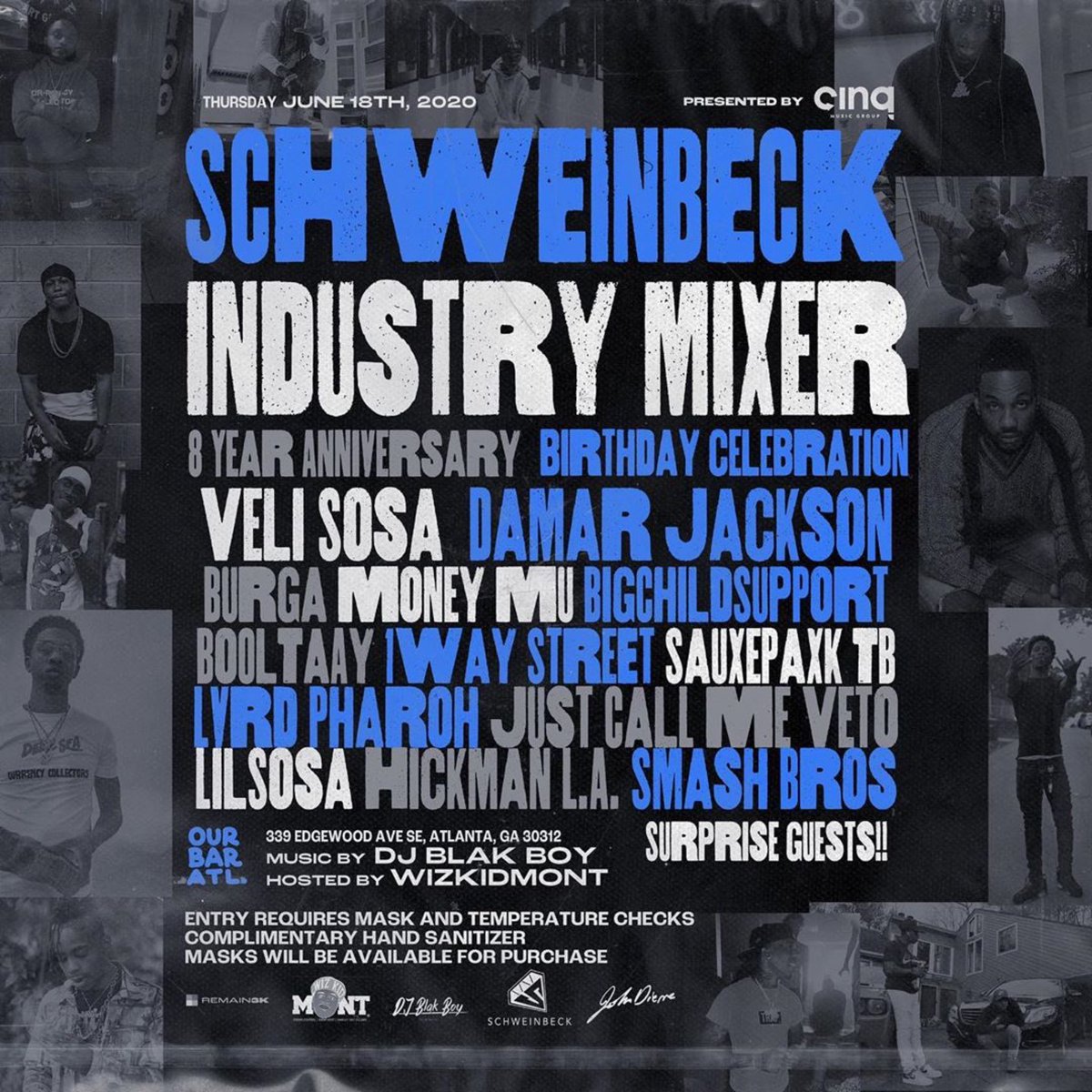 TOMORROW! ⁣
⁣
I’m djaying at <a href="/schweinbeck/">diana schweinbeck</a> Industry Mixer⁣
⁣
My bro <a href="/wizkidmont/">Wizkidmont</a> hosting so you know we 🔥⁣
⁣
Meet me at <a href="/ourbaratl/">ourbarlilbitch</a>