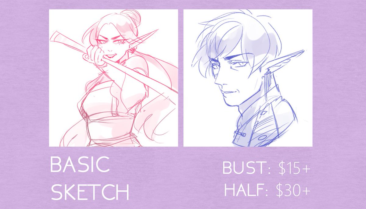 opening a few commissions because my summer internship was cancelled due to covid ?

no full render or chara sheets this time around, but keep an eye out! ✨ 