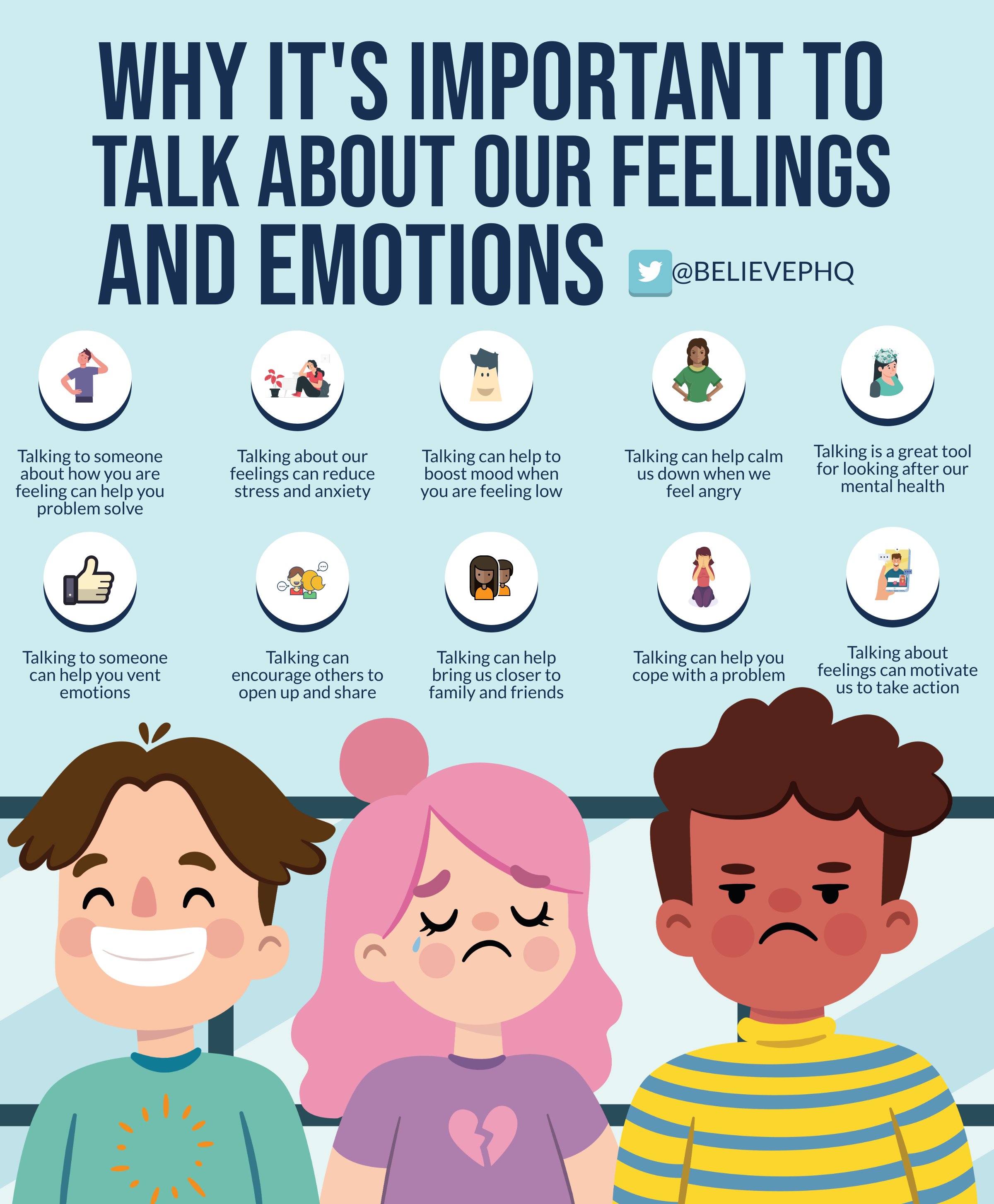 BelievePerform on X: "Why it's important to talk about our feelings and  emotions https://t.co/VNxWTEnEX5" / X