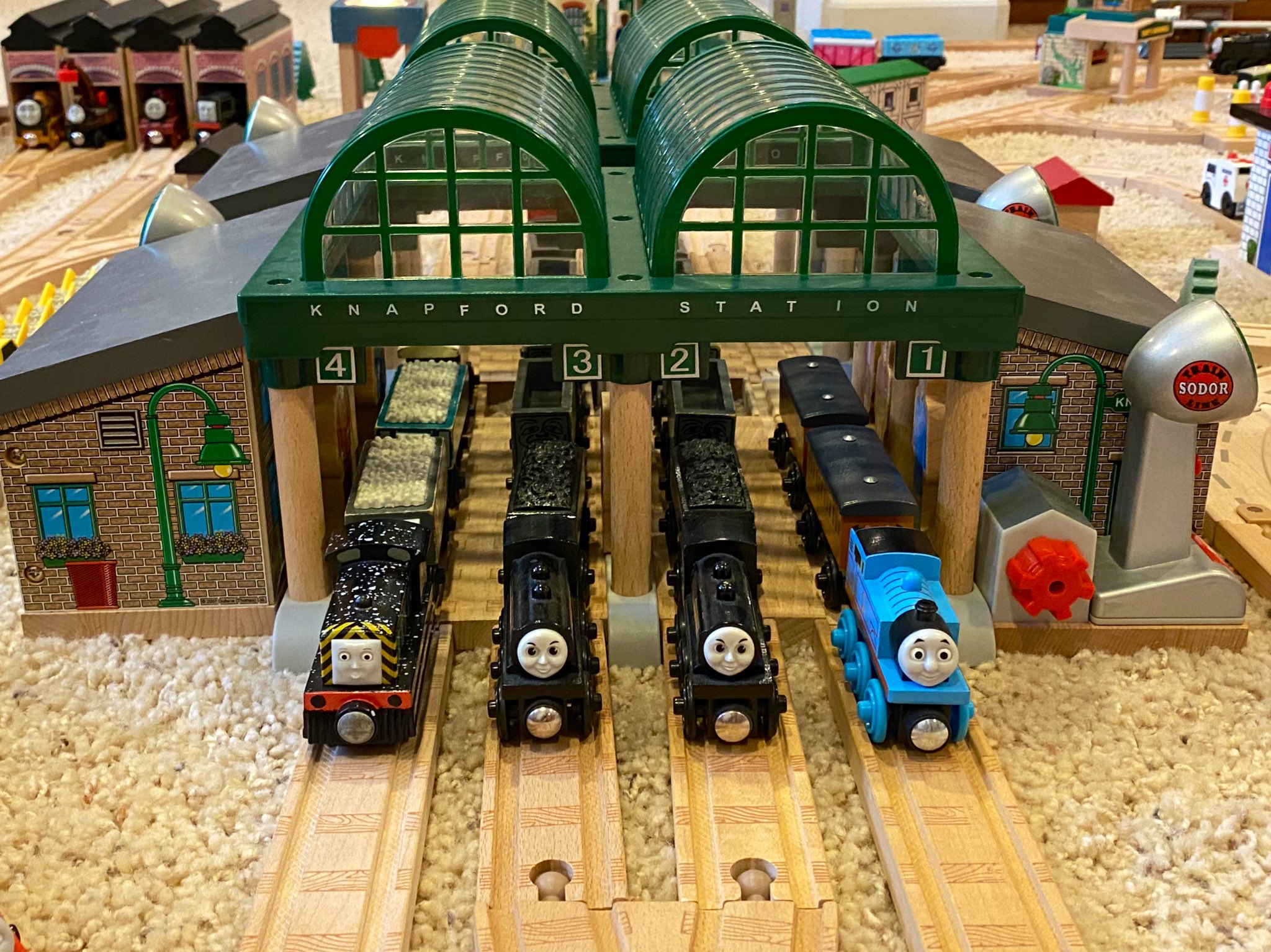 Thomas wooden best sale railway sets
