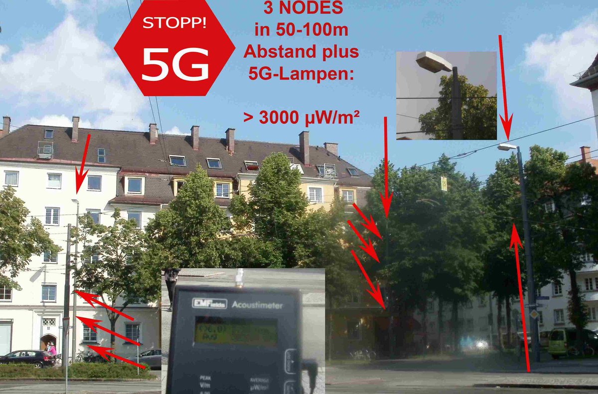 RandomBand2's tweet photo. @thevrpisti Új kedvenc Anti-5G képem. Csak mondom, hogy ez egy darab csak a nagyjából 10-15-ös fotósorozatból, amin közlekedési lámpák, aknafedők és járda/úttest elhatároló oszlopok is sugároznak a készítője szerint 😂😂. Az emberi hülyeség határtalan... 😅 https://t.co/mCXis1PjlJ