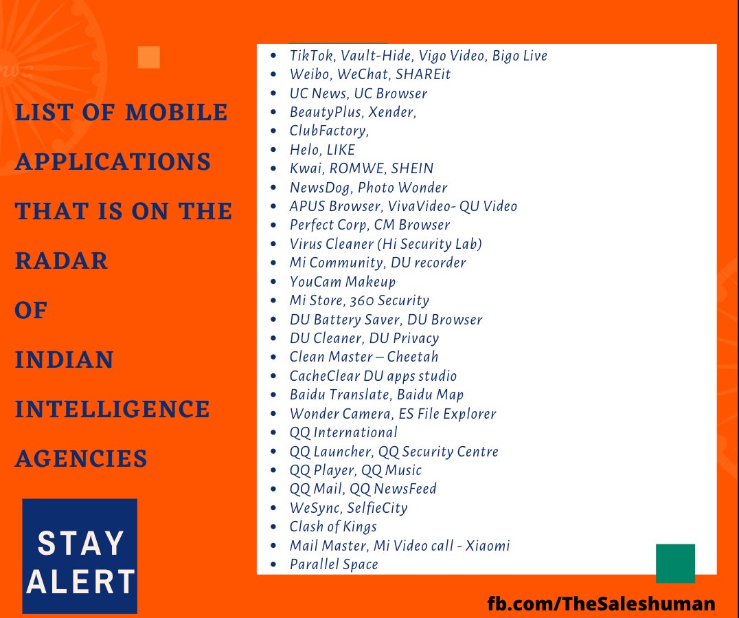 i_am_devendra's tweet image. Intelligence agencies ask Centre to block 52 mobile apps linked to China. The agencies have cited concerns that these applications aren&apos;t safe and have allegedly exported data outside India. #India #IndiaChinaFaceOff #PMOfIndia