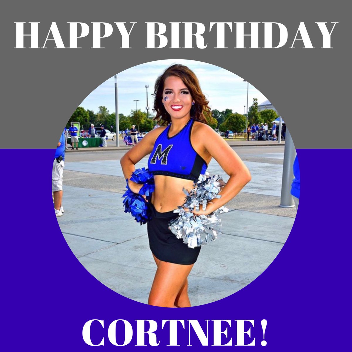 MemphisPom's tweet image. Happy Birthday to 2nd year member, Cortnee! We are so thankful to have you on our team, and we love you! 💙 #mpdtbirthday