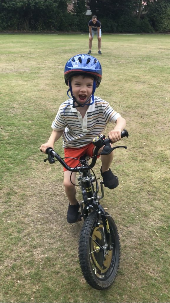 SELeadbetter's tweet photo. @TyntesfieldHR @TyntesfieldHR  Hi Miss Ralston, Quinn has been learning to ride his bike this week... super proud of his determination and achievement! 🚴🏼‍♂️ https://t.co/63wz4Jjv0G