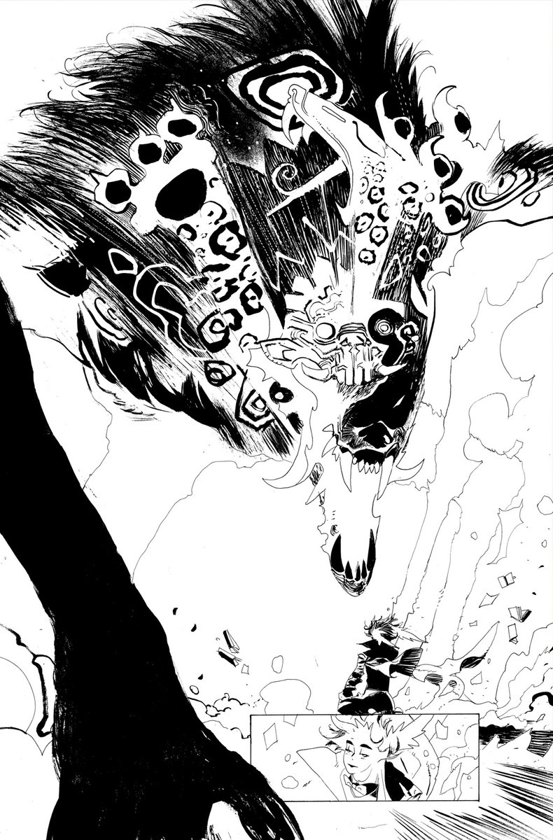 5. I'm no longer making them and work schedule makes it very hard today for me to reserve time off just for practicing, but I always find ways to include some of this visual language into my everyday work. People usually enjoy very much how I ink. This is (partly) the story.