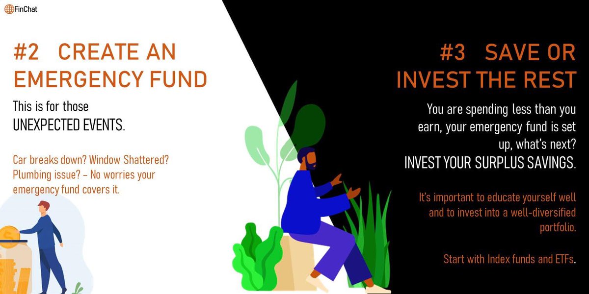 finchatco's tweet image. Personal Finance Tips: The 5 Rules of Money

We have provided some great everyday tips that you can apply to better manage your money✨😊. 

#Finance #personalfinance #Finchat #learning