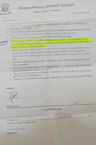 46/51So what does it mean for a language to be given the third-class treatment in its own birthplace? Here's one example. https://blogs.tribune.com.pk/story/41936/punjabi-is-a-regional-language-not-a-form-of-hate-speech-beaconhouse/