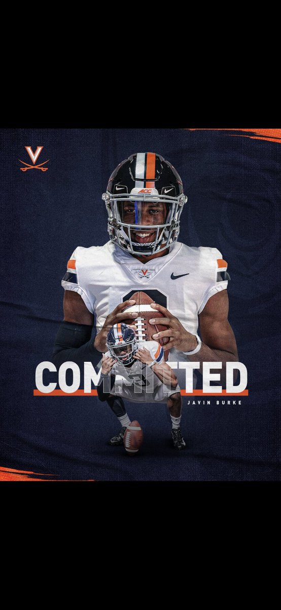JavinBurke's tweet photo. 110% committed ⚔️🔶🔷 @UVAFootball @BradleyBearsFB https://t.co/pmPPmk9itu