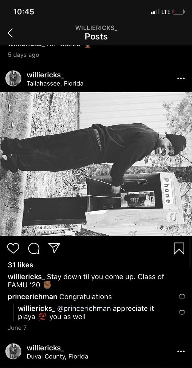 He is class of FAMU 20
He don’t post that much and seem there’s more about him...
If anybody feel coming forward to expose more about him please dm