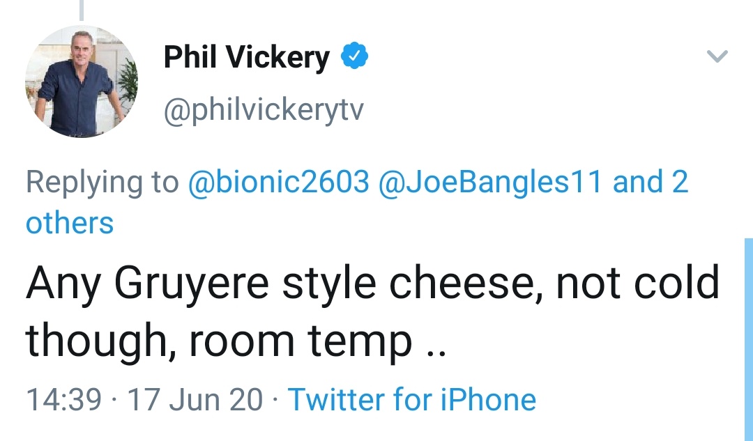 Thank you to  @philvickerytv  @ant_crolla,  @sebroche and  @stevewraith for your cheese selection!If you're curious as to the cheese choices of Elton John, Stephen Fry, Ricky Gervais, Louis Theroux or 300 more go to  http://joebangles.co.uk   #WednesdayWisdom  #WednesdayVibes