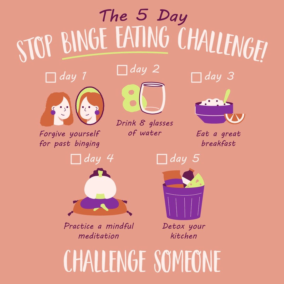 I'm challenging you to take on the Stop Binge Eating Challenge Live Challenge with me! Start here: thefab.page.link/j8kL2OK