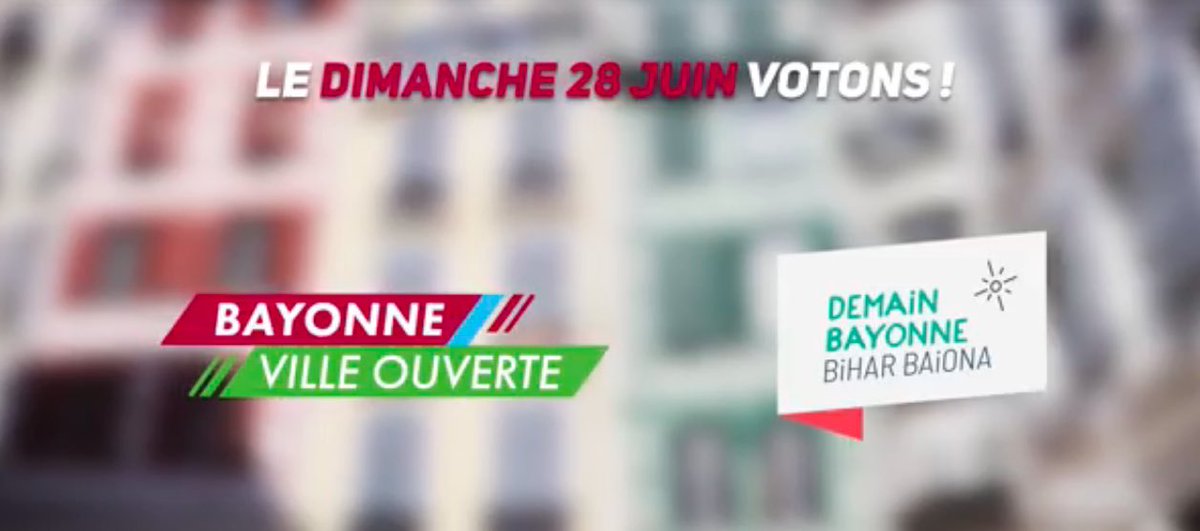 Bonjour à tous, 
Si vous ne pouvez pas voter le 28 juin, nous sommes à votre disposition pour vous aider à établir une procuration. Une permanence est mise en place du Lundi au Vendredi de 10h à 12h, Place des Gascons. N’hésitez pas à nous contacter bayonnevilleouverte@gmail.com