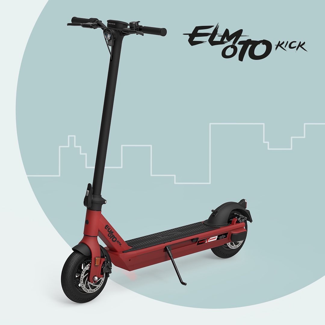 Endlich richtig #nachhaltig: Der Elmoto Kick mit Power-X-Change Akkus von Einhell. So setzt Du nicht nur Deinen Akkuschrauber in Gang, sondern cruist nun mit bis zu 20km/h durch die City! #electricscooter #emobility #govecs #elektroroller #elmotokick #escooter