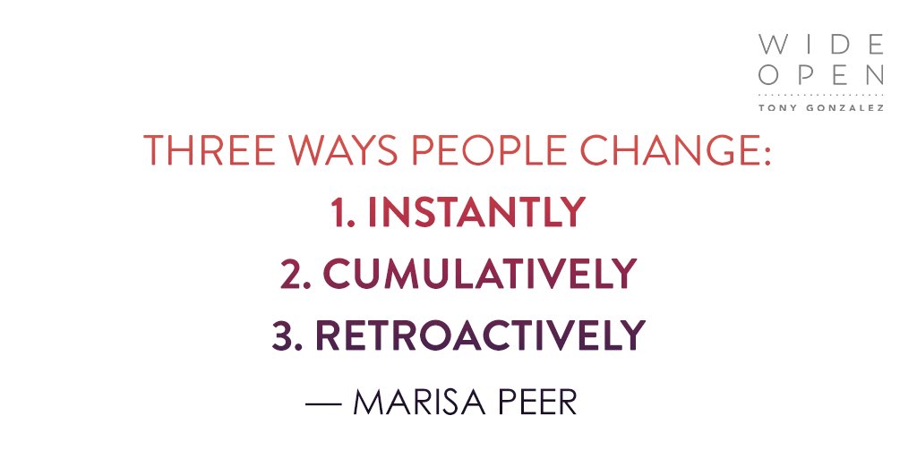 Change is the only constant in life, and learning more about how it affects us will give you a huge leg up finding success and balance. For more on emotional change, revisit my episode of Wide Open with hypnotherapist &amp; best-selling author <a href="/MarisaPeer/">Marisa Peer</a> 

 bit.ly/WO_MP