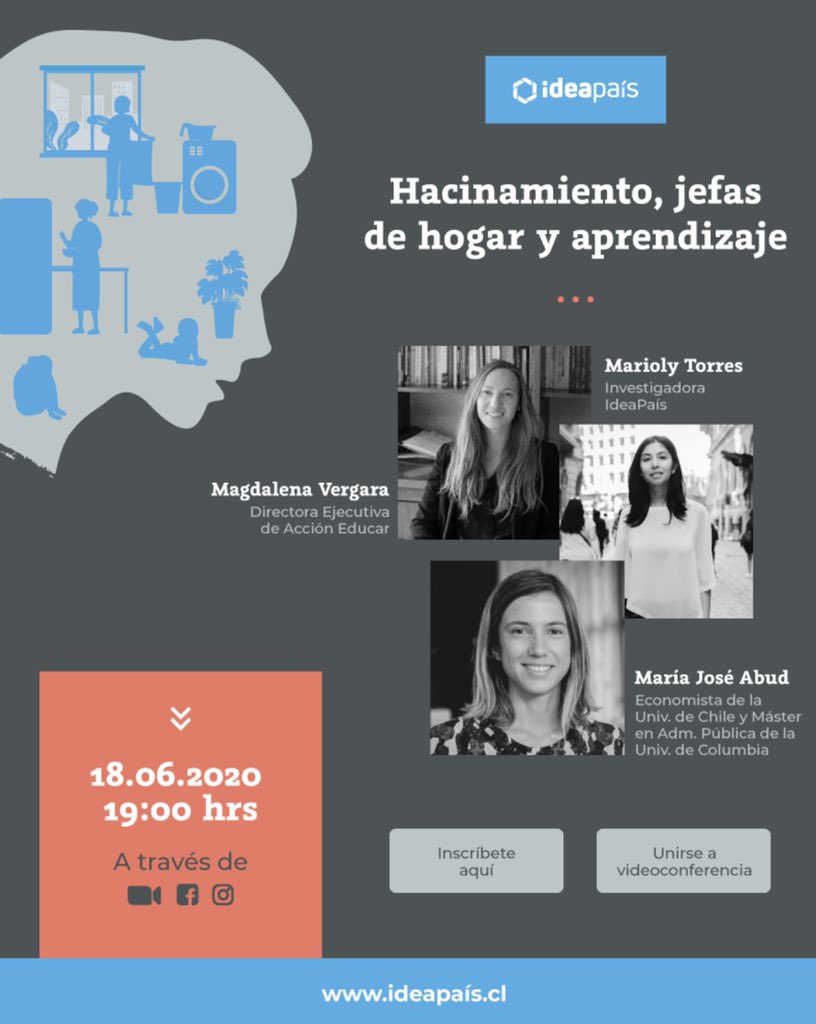mjabud's tweet photo. ¿Cuáles son los desafíos de las jefas de hogar en el contexto COVID-19? ¿Cómo esta crisis puede ser una oportunidad de cerrar brechas? 

Mañana debatiremos sobre estos retos en webinar de @ideapais con @msvergaravial y Marioly Torres 

Inscripciones en: https://t.co/3cXmpW3K0V https://t.co/ToDA6rJQ8t