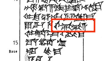 That’s right, folks. There was a lady Gaga in 8th century BCE Babylonia, and this is her name in cuneiform.