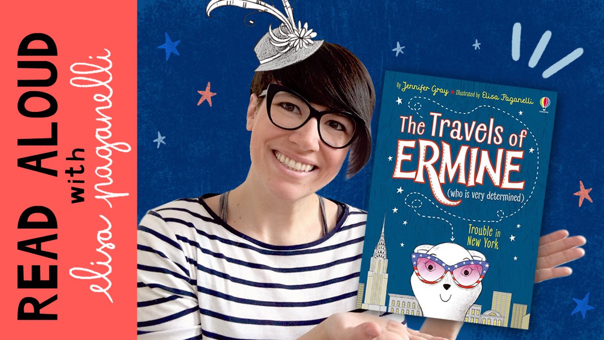 I've just uploaded my first video on @YouTube Join me for a #readingsession from one of the #books I've had the pleasure to illustrate: 'The Travels of Ermine - Trouble in New York' @Usborne @JenniferGrayBks youtube.com/watch?v=uMIGJq… #elisapaganellillustration @astound