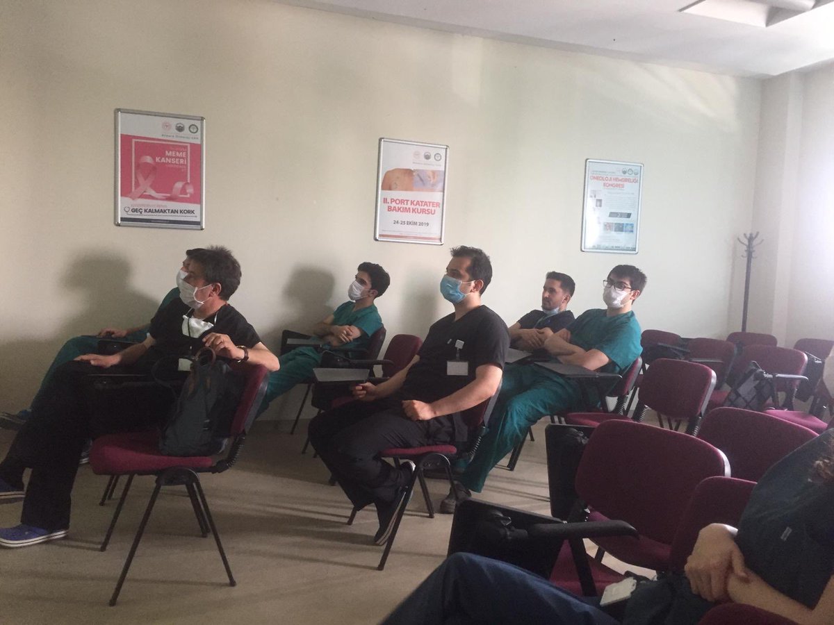 Her çarşamba gerçekleştireceğimiz klinik içi eğitim toplantılarımızın ilkini Dr <a href="/SerdarCulcu/">serdar çulcu</a>’nun “Rektum Kanserinde Güncel Konular” sunumu ile gerçekleştirdik. <a href="/Cerrahi_Onko/">Cerrahi Onkoloji Derneği</a>