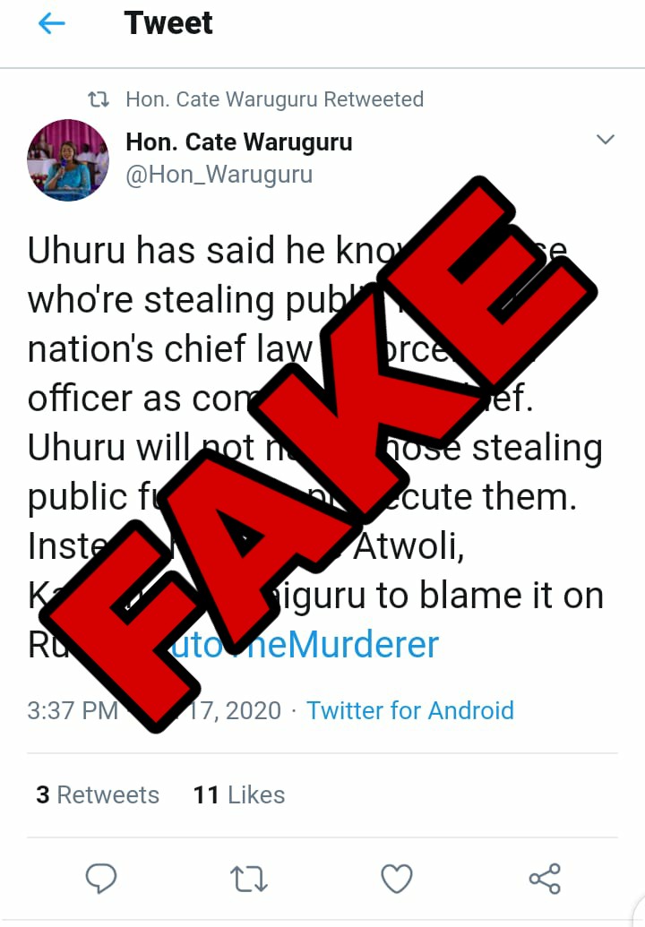 Hon. Cate Waruguru tweet media