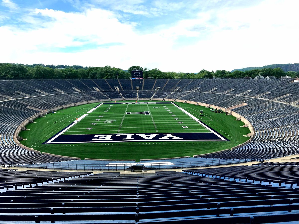 firefly_testing's tweet photo. What a view of the #YaleBowl. It's not every day we work in a facility made in 1914! #ThisIsYale #FireflySportsTesting @yale @YaleAthletics https://t.co/vrdWBpPJkg
