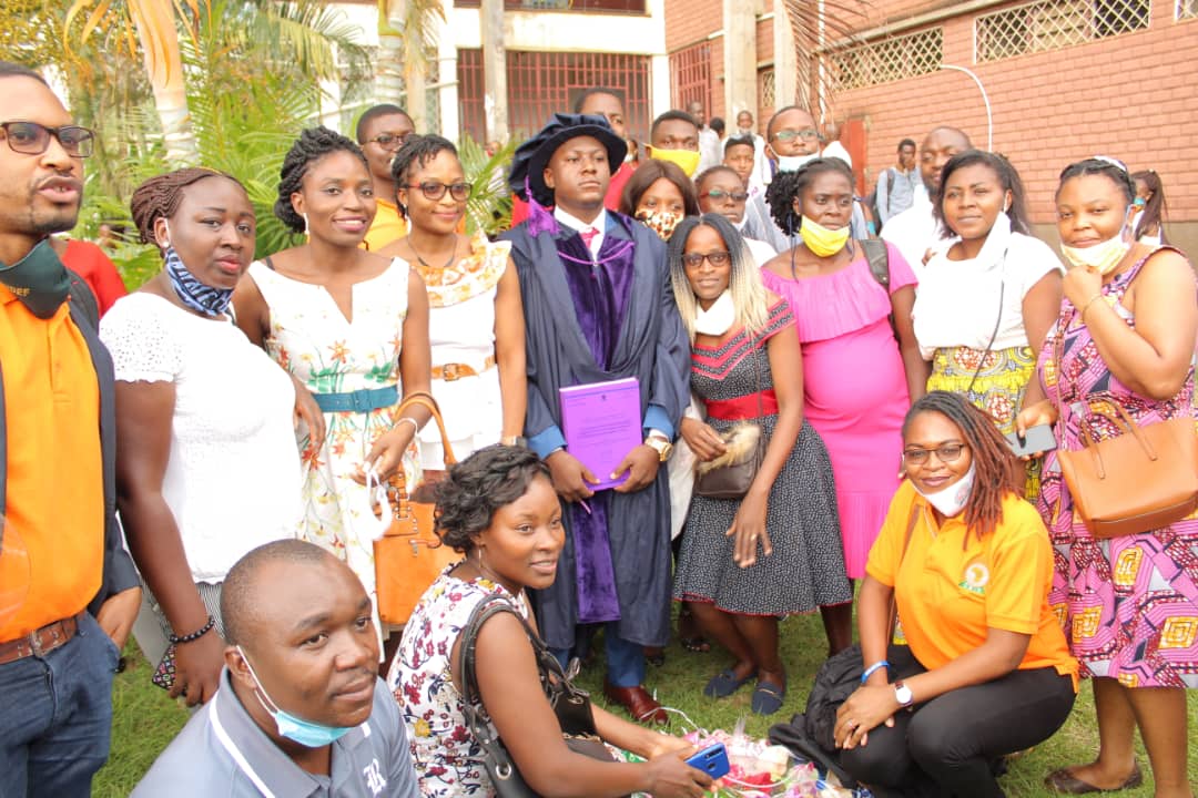 Proud to celebrate our first PhD Dr <a href="/TchouakuiM/">Tchouakui Magellan</a> who successfully defended his PhD at the Univ of Yde I with an Honor roll. #Congratulations on this great scientific stride.