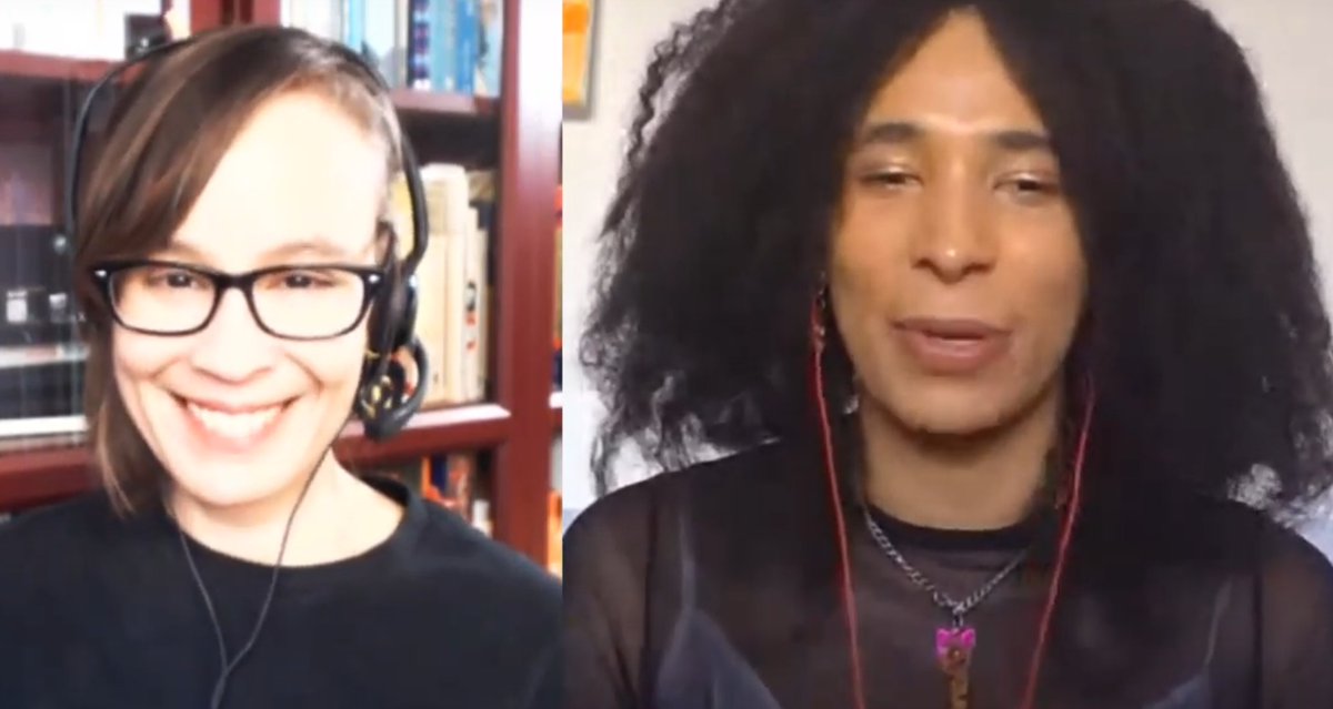 phoenixperry's tweet image. If you missed our @ual_cci talk about sci-fi, black trans experiences, inclusion, and accessibility, it's here and very much worth your time youtube.com/watch?v=hz4o11…