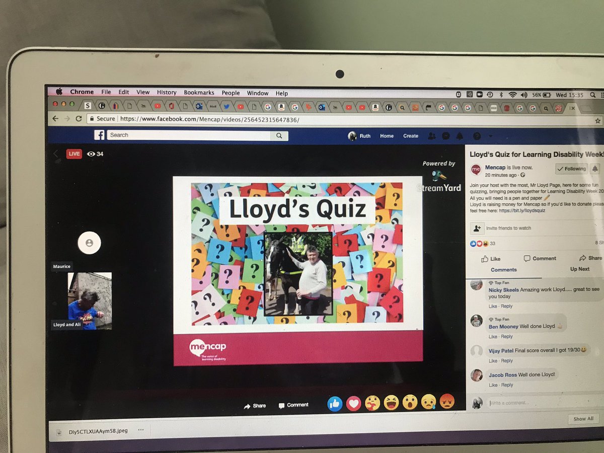 ruth owens (@hipporj) on Twitter photo Great quiz <a href="/LloydPage1959/">Lloyd Page</a> and <a href="/AlipikePike/">alison pike</a> for #LDWeek2020 #MencapFamily why not sponsor and give Lloyd and <a href="/mencap_charity/">Mencap</a> a boost bit.ly/lloydsquiz Great quiz <a href="/LloydPage1959/">Lloyd Page</a> and <a href="/AlipikePike/">alison pike</a> for #LDWeek2020 #MencapFamily why not sponsor and give Lloyd and <a href="/mencap_charity/">Mencap</a> a boost bit.ly/lloydsquiz